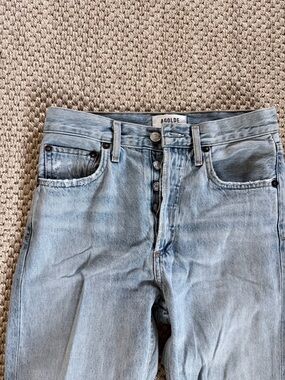 Agolde Light Wash High Rise Jeans